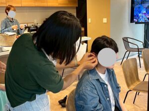耳ツボイベント写真