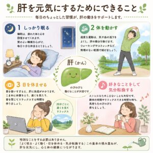 肝元気にするイラスト